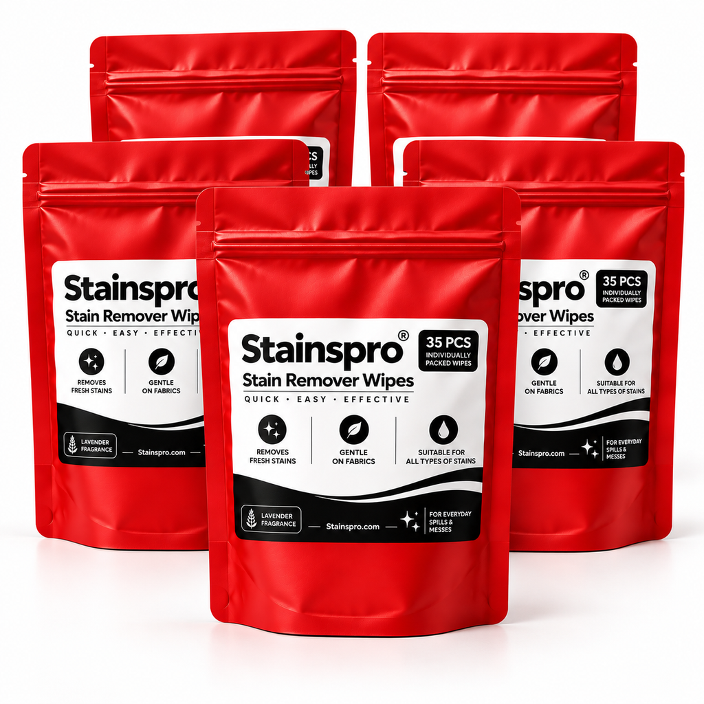 Stainspro Stain Remover Wipes – 5 Packs Bundle | Total 175 Wipes