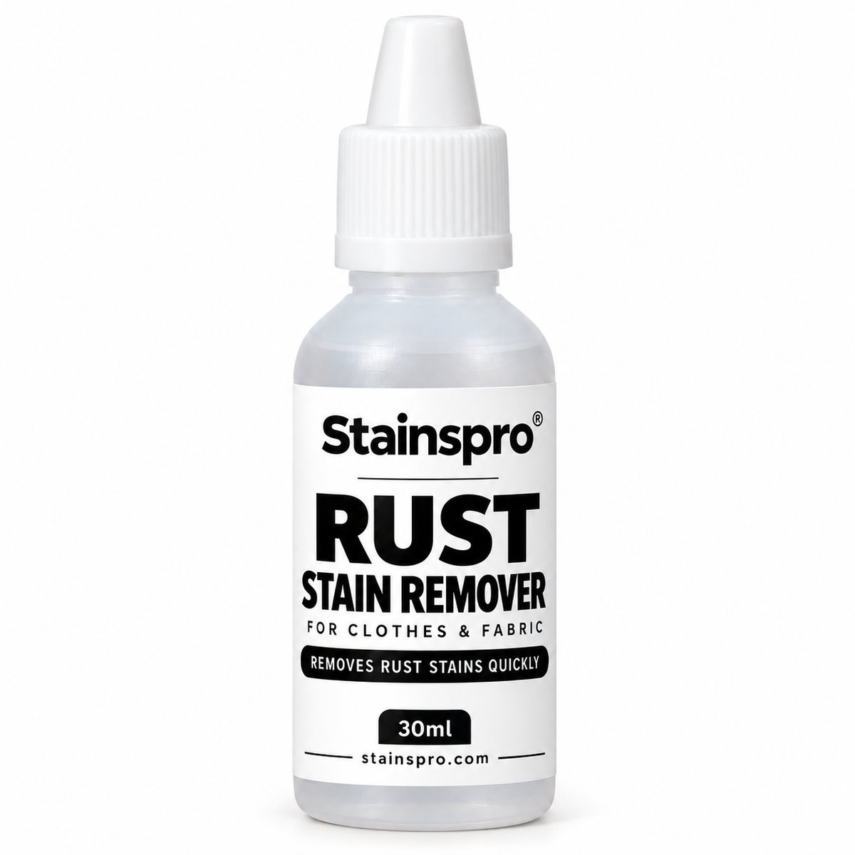 Stainspro Rust Stain Remover for Clothes – 30ml Dropper
